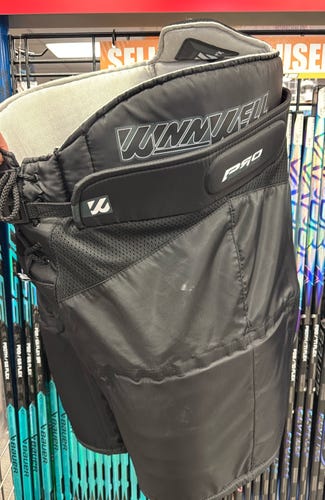 SR XL Winnwell Pro stock (Used) XL Black Senior Ice Hockey Pants prostock extra large
