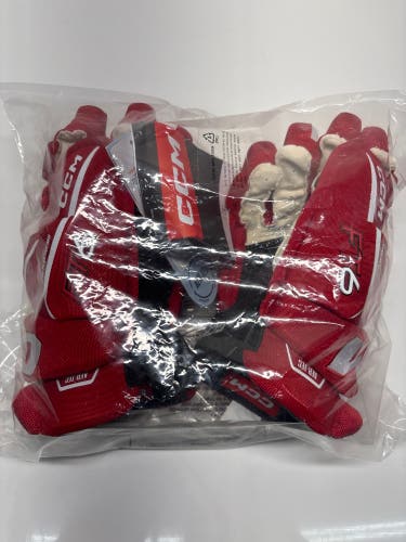 New!! CCM JetSpeed FT6 Gloves 13" Red