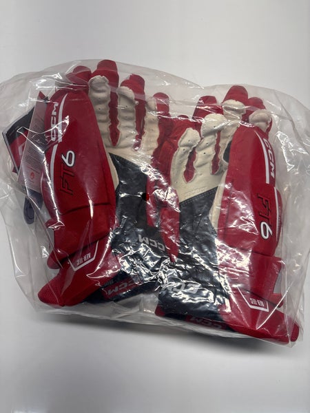New!! CCM JetSpeed FT6 Gloves 15" Red