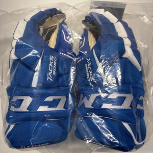 New!! CCM Tacks 9080 Gloves 15" Royal Blue
