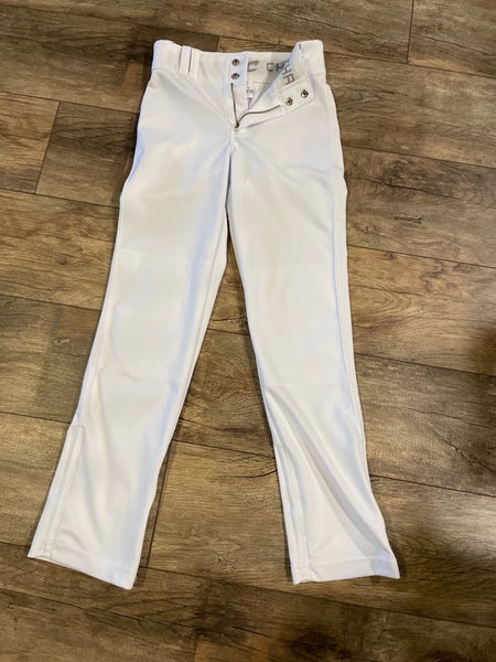 White Unisex Medium Youth Champro Game Pants (Used)