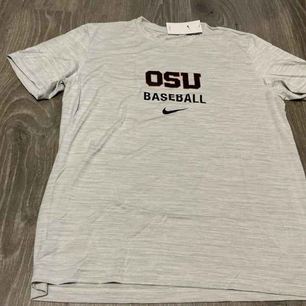 NWT men's large nike OSU baseball legend Dri-Fit short sleeve t-Shirt/tee BSBL
