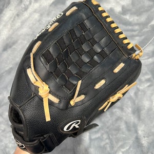 Black Rawlings RSB RH Softball Glove 13" (Used)