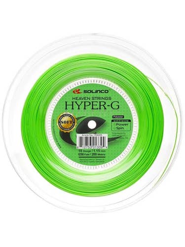 Solinco Hyper g Soft Tennis String Reel  - The Ultimate Spin & Comfort Poly
