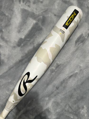 2025 Rawlings Icon Composite Bat USSSA Certified (-8) Composite 22 oz 30" (Used)