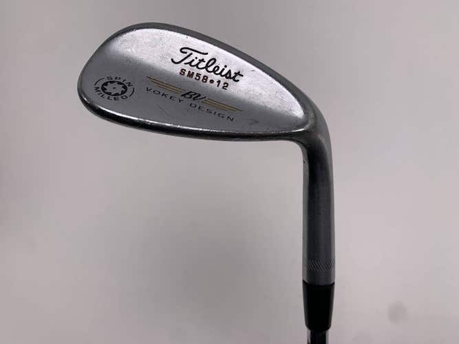 Titleist Vokey Spin Milled Lob Wedge LW 58* 12 DG Wedge Steel Mens RH