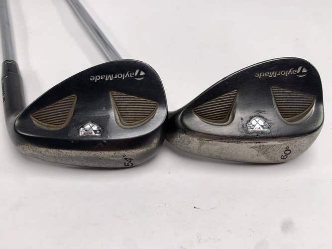 TaylorMade Rac Black TP Wedge Set 54* 10 | 60* 6 Wedge Steel Mens RH