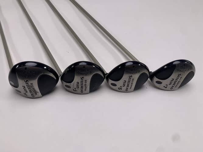 Callaway Steelhead Plus Wood Set 3 5 7 | 11* 15* 18* 21* Regular Mens RH