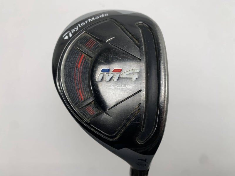 TaylorMade M4 3 Hybrid 19* Fujikura Atmos 7S Stiff Graphite Mens RH