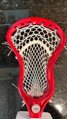 MAVERIK HAVOK 2 Lacrosse Head with new Stringking 5S freshly dyed red