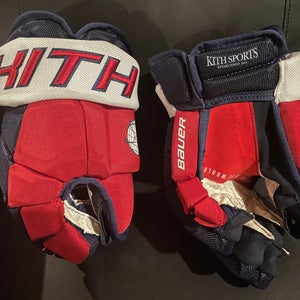 Bauer Kith Vapor Pro New York Rangers Series Gloves 13” Navy Red White