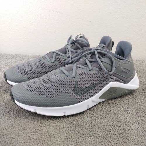Nike Legend Essential Mens Training Shoes Size 14 Gray Sneakers Low Top