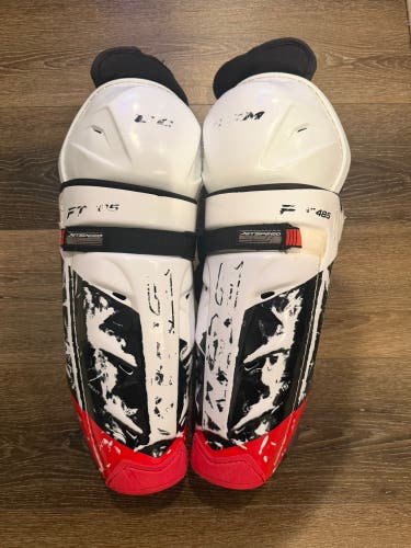 Senior CCM JetSpeed FT485 15" Shin Pads (Used)