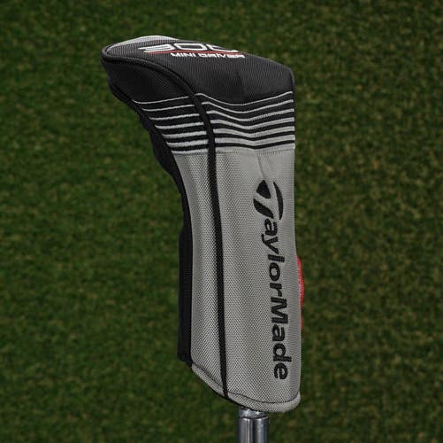 TaylorMade 300 Mini Driver Titanium Driver Headcover Gray / Black ~ LOOK!!