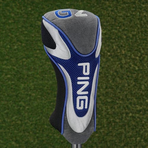 Ping G2 Driver Headcover Blue / Gray / Silver ~ LOOK!!