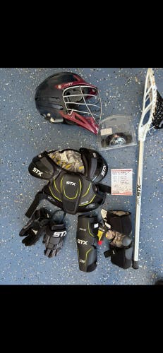 Lacrosse equipment full set up! Meets nocsae