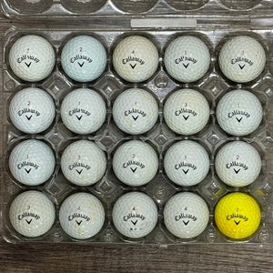 20 Callaway Chrome Soft Golf Balls - 4A Good Condition