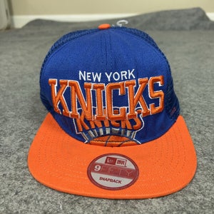 New York Knicks Hat Cap Snap Back NBA Basketball Trucker Mens New Era