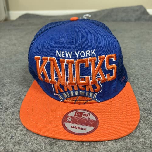 New York Knicks Hat Cap Snap Back NBA Basketball Trucker Mens New Era