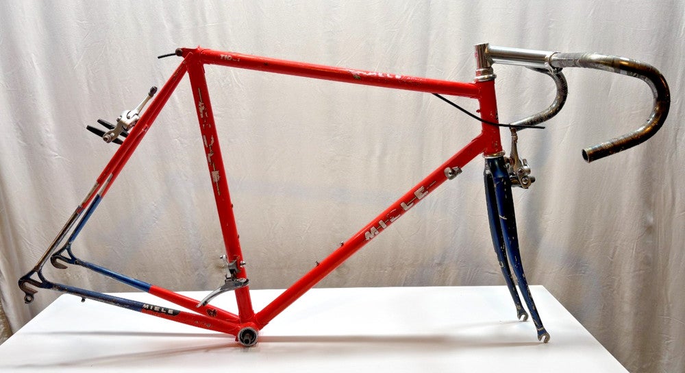 Vintage 1980s Miele Latina 54cm C-C Lugged Columbus SL Road Bike Frame/Fork++