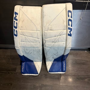 35" 2025 CCM EFlex 6 Goalie Leg Pads Pro Stock (Used)