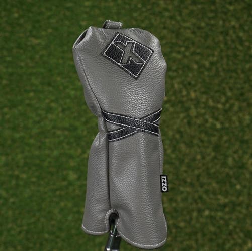 Izzo Golf Fairway Wood Headcover X Gray / Black