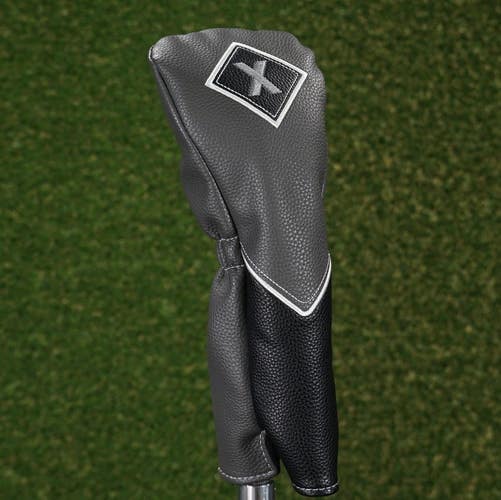 Izzo Golf Fairway Wood Headcover X Gray / Black