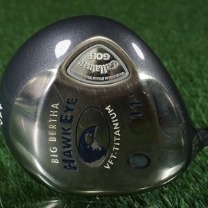 Callaway Big Bertha Hawk Eye 11 Driver VFT System 60 Light Flex LH ~ WOW!!