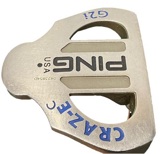 Ping G2i Craz-E C Center Shaft Mallet Putter Black Dot RH Steel 36" Fatso Grip