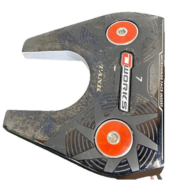 Odyssey Works 7 Tank Mallet Putter RH Steel 37" New Oversize Grip Beautiful Club