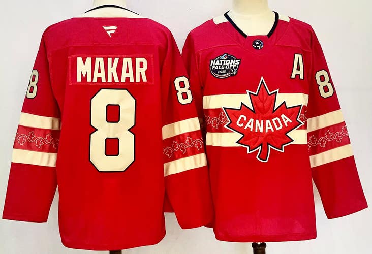 Cale Makar Team Canada 2025 4 Nations Face-Off Jersey Size 46 Alternate A