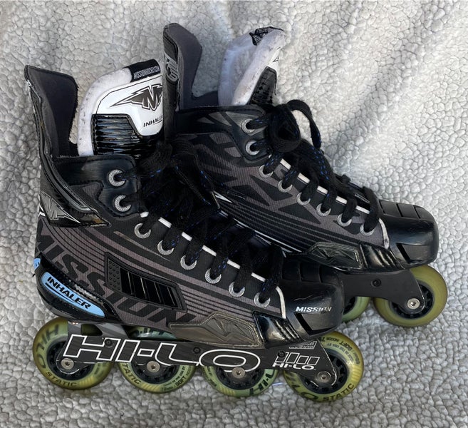 Mission Inhaler DS4 Inline Skates Wide Width Size 4 (Used)