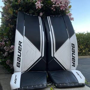 Small 2023 Bauer Supreme Goalie Leg Pads