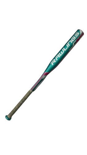 Used Rawlings STORM 1 PC BB/SB Fastpitch Bat Teal 30" 11859-S000028570