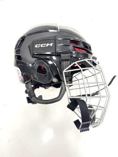 Used CCM TACKS 70 YTH Helmet Cage Combo Black One Size 11860-S000304922