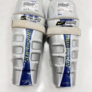 Used Bauer SUPREME 30 Junior Shin Guards Grey 11" 11860-S000304908