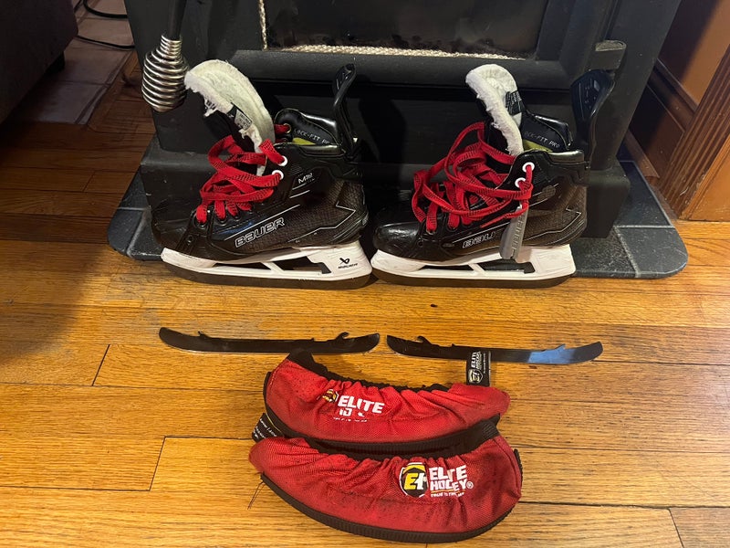 2024 Bauer Supreme M50 Pro Hockey Skates Regular Width Pro Stock Size 4.5 (Used)