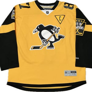 Pittsburgh Penguins Sidney Crosby 2017 Stadium Series Reebok NHL Hockey Jersey Size 2XL