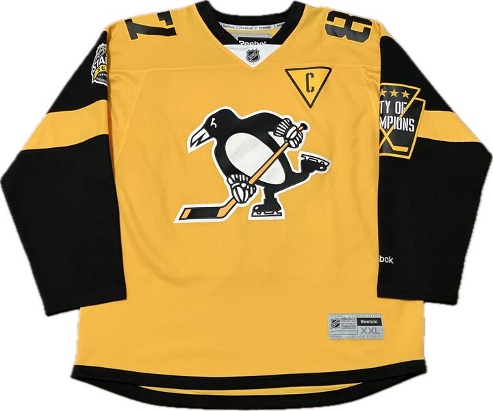 Pittsburgh Penguins Sidney Crosby 2017 Stadium Series Reebok NHL Hockey Jersey Size 2XL