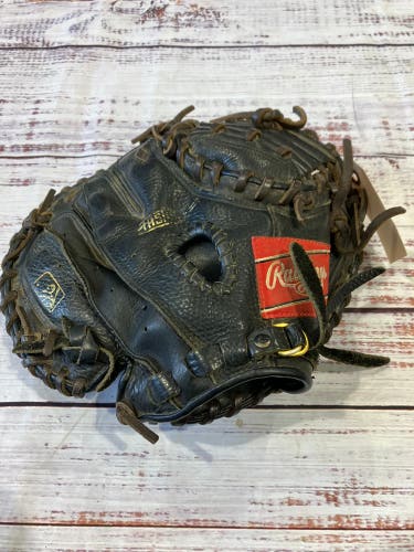 Black Rawlings Highlight Series RH Catcher's Baseball Glove 31.5" (Used)