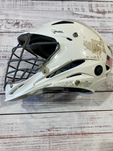 White Adult STX Rival Helmet (Used)