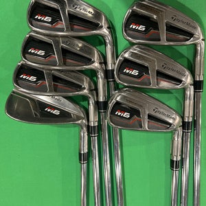 Men's TaylorMade M6 Iron Set RH | 5-9, PW, AW | KBS MAX 85g Regular Flex Steel Shafts