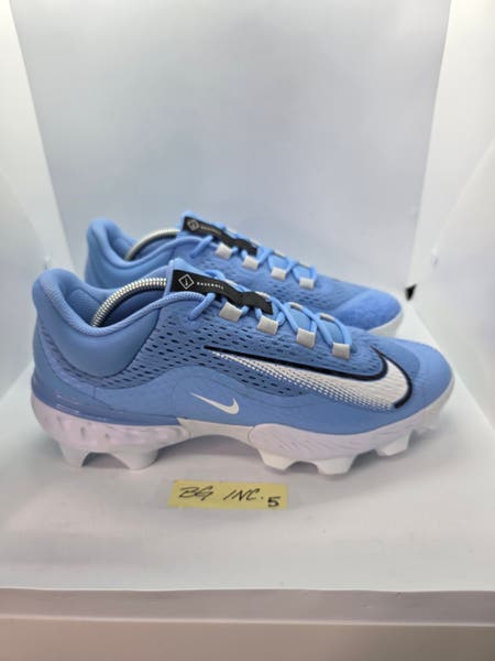 Nike Alpha Huarache Elite 4 Low MCS Baseball Cleats UNC Blue Sz. 11.5 FN7221-403 Nike Alpha Huarache Elite 4 Low MCS Baseball Cleats UNC Blue  main image 3