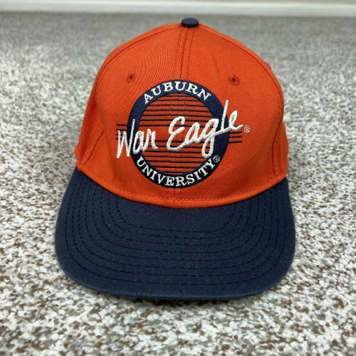 Auburn Tigers Hat Cap Snap Back Mens One Size NCAA Football The Game Circle Logo