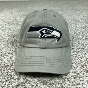 Seattle Seahawks Hat Cap Fitted Mens Medium Gray NFL Football '47 Franchise Logo