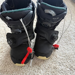 Women's Size M 6.5 (W 7.5) Burton Imprint 3 Snowboard Boots All Mountain (Used)