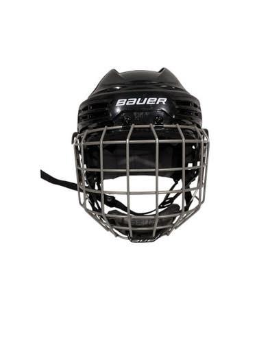 Used Bauer IMS 5.0 Helmet Cage Combo Black SM 11847-S000033025