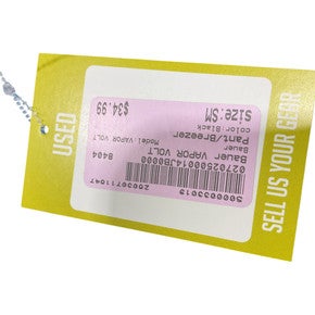 Used Bauer VAPOR VOLT Youth Pant Black SM 11847-S000033019