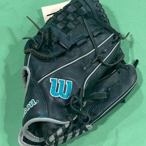 Used Wilson A500 Right Hand Throw Softball Glove 12"
