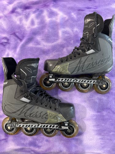 Senior Mission ASX Inline Skates Wide Width Size 8 (Used)